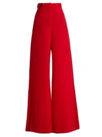 High-rise wool-crepe tailored trousers at Matches